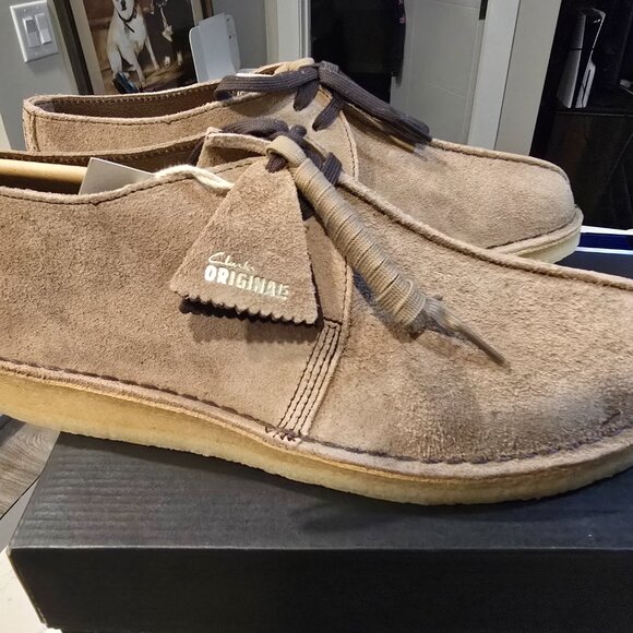 Clarks Originals Men's Desert Trek Wolf Suede 26180650 Boots Shoes Mens Size 10 - Picture 8 of 15